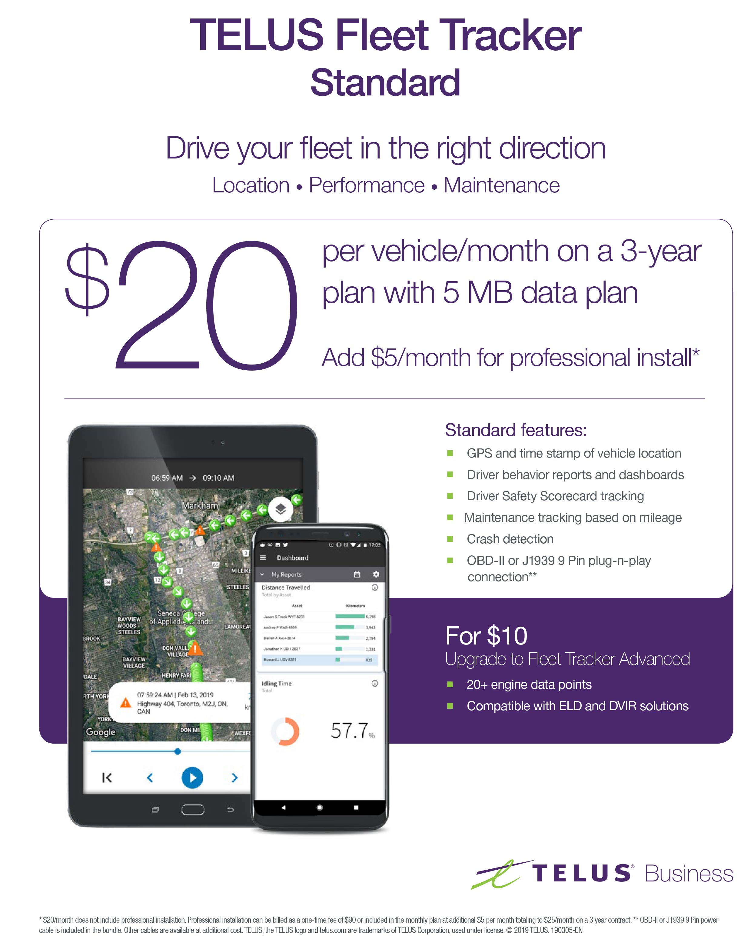 TELUS Fleet Complete Fleet Tracking